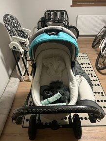 Kočík Camarello + jedaálenská stolička Peg Perego - 3