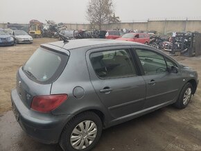 Peugeot 307 1.6hdi Rozpredám - 3