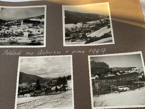 Predám fotoalbum 1946 Výstavba Gelnickej chaty - 65 foto - 3