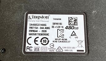 SSD Kingston A400 480 GB - 3