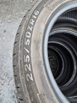 zánovné letne pneumatiky 225/50 r16 - 3