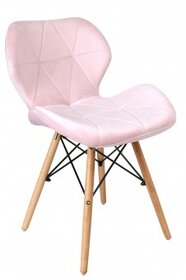 Velvet velúrová stolička - 7 farieb - 3