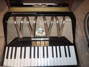 Predám acordeon delicia lignatone, 80 bas - 3