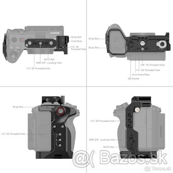 SmallRig HawkLock Quick Release klietka Kit pre Sony FX3 / F - 3