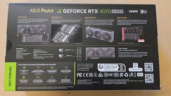 Asus ProArt RTX 4070 Super NEROZBALENA - 3