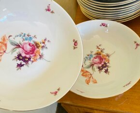 Krasna porcelanova sada CZECHOSLOVAKIA - 3