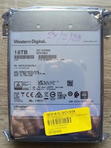 18TB Western Digital WD Ultrastar DC HC550 CMR Nove, Záruka. - 3