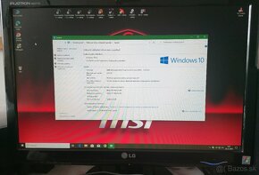 Staršie PC MSI od AMD + 3GB RAM + 160Gb HDD + WIN 10 pro. - 3