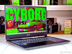 Herný notebook MSI CYBORG | ZÁRUKA 24M | RTX 4060 8GB | DDR5 - 3