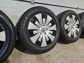 Plechové Disky AUDI 5x112+Bridgestone Blizzak 205/55 R16 - 3