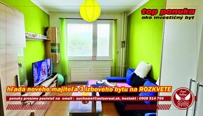 Na predaj:  3i byt na Rozkvete - TOP PONUKA - 3