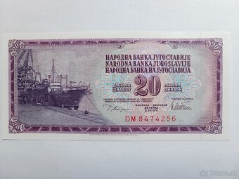 Lot bankovky Juholslávia 1965 UNC - 3