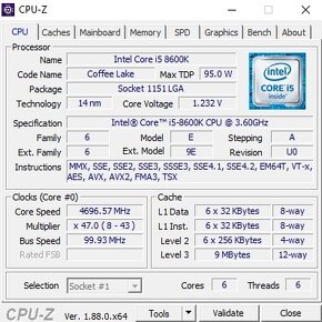 Intel i5 8600k - 3