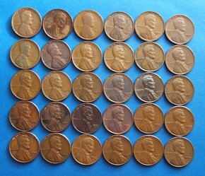 mince USA 2 - 1 cent Lincoln - sady 1911-1958 a 1959-2022 - 3