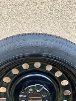 Nove nepouzite dojazdove koleso 125/80R17 5×114,3 - 3