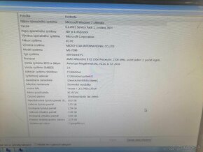 Predám Počítač AMD Athlon II X2 235E, 4GB Ram, 250GB HDD - 3