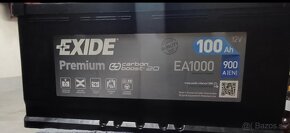 NEPOUŽITÁ Autobateria EXIDE PREMIUM EA1000 100Ah/900a 12V - 3