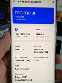 Realme 11 Pro 5G 8/256GB Béžová - 3