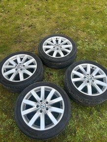 5x112 r17 VW spolu s letnými pneumatikami Hankook Ventus - 3