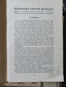 Slovenské liečivé rastliny 3x časopis 1941 Slovenský Štát - 3