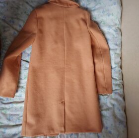 Hnedý dámsky kabát XS 34 - 3