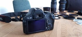Canon EOS Rebel T3i (600D) + objektívy + príslušenstvo - 3