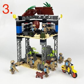 Rôzne sety vojakov 3 + doplnky - typ lego - nové - 3