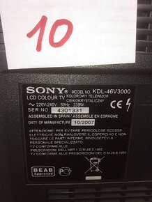 Predám Sony KDL-46V3000 / 10 - 3