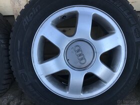 5x100 r15 zimné original Audi ronal - 3