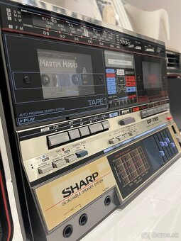 Rádio - magnetofón Sharp GF-780 - 3