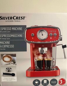 Espresso Kavovar  SILVERCREST® KITCHEN TOOLS  Retro edícia 1 - 3