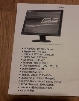 Asus TFT LCD Monitor na predaj - 3