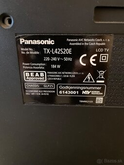 Predám televízor Panasonic Viera 42” - 3