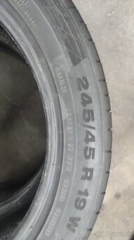 Continental 245/45r19 letne - 3