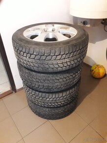 Alu disky 5x120r16+zimne pneu 195/60 - 3