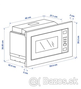 Nová mikrovlnná rura IKEA VÄRMD Čierna - 3