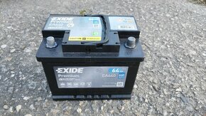 Predám novú autobatériu EXIDE Premium 64 Ah, 640 A, 12V. - 3