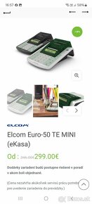 Predám e-kasu Elcom EURO -50Mini - 3