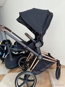 Čierny Cybex Priam, Rose Gold podvozok - 3