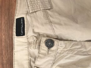 CALVIN KLEIN originál smotanove damske nohavice w27/L32 - 3