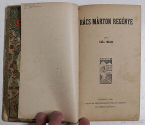 GAÁL MÓZES - Rács Márton regénye 1905 - 3