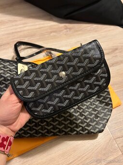 Goyard Saint Loui PM kabelka - čierna (GO10) - 3