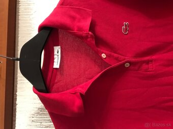 LACOSTE originál Red damske polotricko M/L - 3