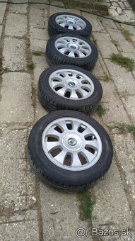 Hlinikove disky original Skoda 5x100 R16 Ride a Metallica - 3