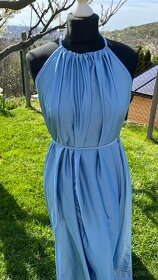 Elegantné modré šaty - 3