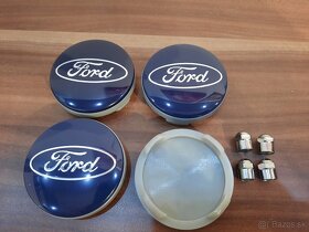 FORD STREDOVÁ KRYTKA 54mm  4 KS + VENTILKY GRÁTIS - 3