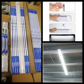 Predám LED svietidlá úplne nové zabalené 120CM 120W 6500k - 3