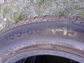 Zimné pneumatiky 185/60 R15 - 3