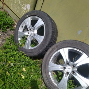 4ks alu disky 5x120 r19 + pneu 255/55 r19 - 3