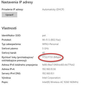 wifi modul do notebooku AC-9260 5GHz /2.4 GHz - 3